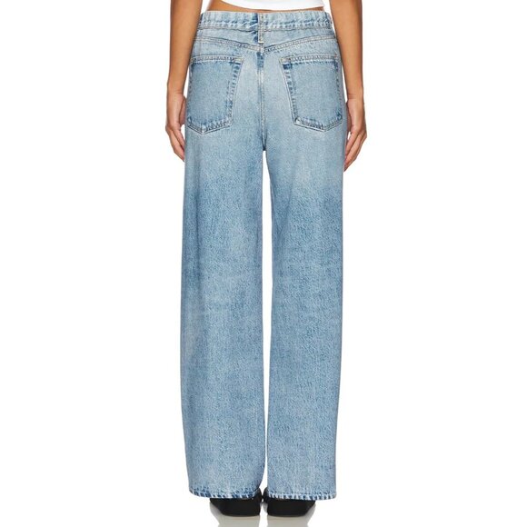 NWT rag & bone Miramar Wide Leg in Valentina Faux Jean Printed Sweatpants S - Picture 8 of 8